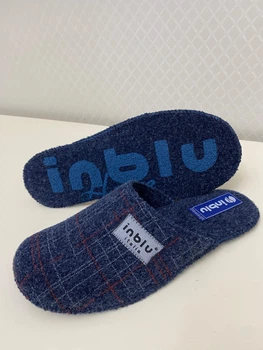 Чоловічі капці повстяні Inblu EU 1Q 43 синій