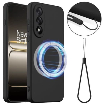 Защитный чехол Deexe Silicone Case with MagSafe для OnePlus Nord 5 / Ace 5 Ultra - Black