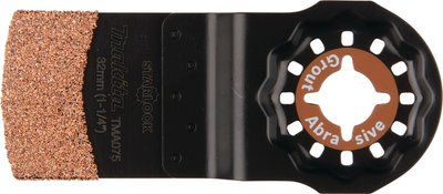 Полотно для поглиблення і сегментних пил Makita HM BLADE 32 TMA075 GRIT 50 SL (88381536585)