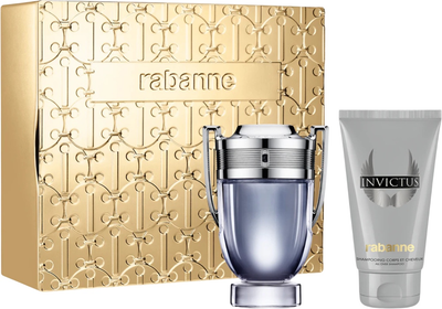Zestaw prezentowy męski Paco Rabanne Invictus Woda toaletowa 100 ml + Żel pod prysznic 100 ml (3349668635153)