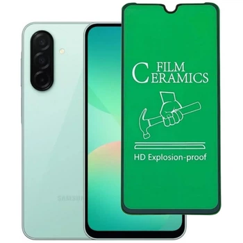 Захисне скло-плівка Fiji Ceramics для Samsung Galaxy A26 5G (A266) повне проклеювання чорний