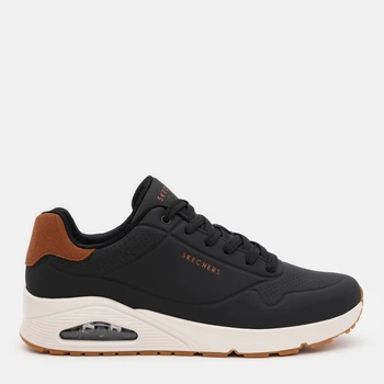 Чоловічі кросівки Skechers Uno Suited On Air 183004 BLK 41 Чорні (197627156231)