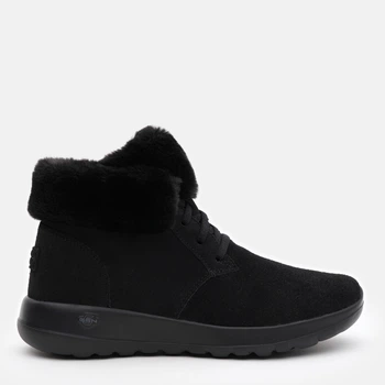 Женские зимние ботинки низкие Skechers 144334 BBK 36 (6US) 23 см Черные (197976460454)