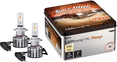 Набір автоламп Osram LEDriving HL Vintage H7/H18 18W 12V 2 шт. (64210DWVNT-2MB)