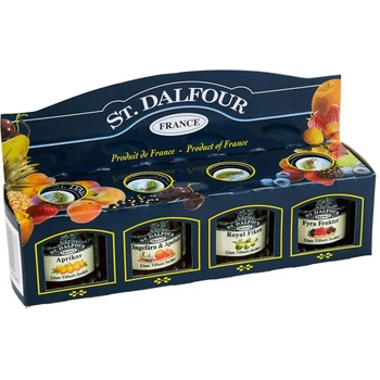 Подарункова коробка з чотирма джемами St. Dalfours,4x28 г StD_428