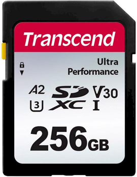 Karta pamięci Transcend 340S SDXC 256GB UHS-I U3 V30 A2 (TS256GSDC340S)