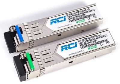 Модуль оптичний RCI SFP-WDM-SM-0280AD-LC (1G, 80km, LC, Tx 1490nm)