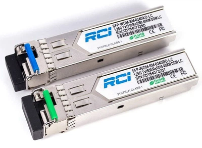 Модуль оптичний RCI SFP-WDM-SM-0240BD-LC (1G, 40km, LC, Tx 1550nm)