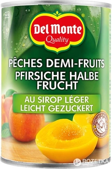 Персик половинками Del Monte в светлом сиропе 420 г (0024000025528)