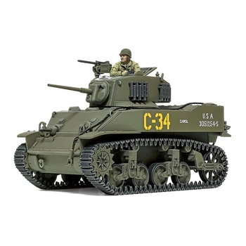 Пластиковая сборная модель Tamiya танк 1:48 M5A1 Stuart 32606