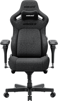 Крісло геймерське ігрове Anda Seat Kaiser 4 V2 Size XL до 180 кг Dark Gray Fabric (AD12YDDC-XLL-20-GB-CF-03)