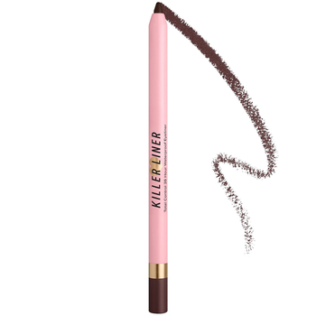 Гелевый водостойкий коричневый карандаш для глаз Too Faced Killer Liner 36 Hour Chocolate без коробки 1.2 г
