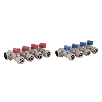 Колектор під фітінг 3/4"зв (4 вих) кульовий кран Thermo Alliance 231W4 Thermo Alliance