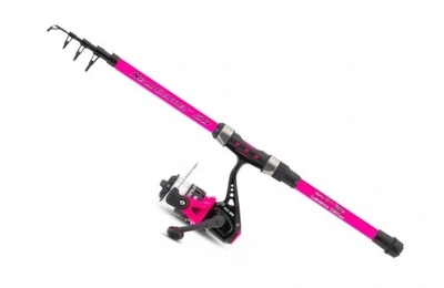 Рожева вудка з котушкою Sanger Newcomer Ii 160