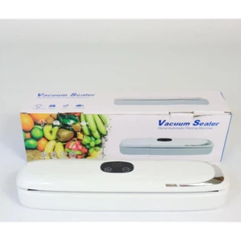 Вакуумный упаковщик Vacuum Sealer пищевых продуктов с дисплеем, работающий от сети