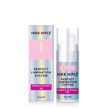 Первый состав для ламинирования бровей и ресниц Nikk Mole STEP No1 Lashes & Brows Lift, 10 мл