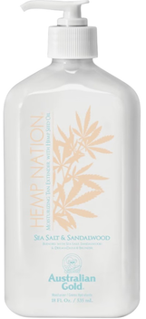 Lotion po opalaniu Australian Gold Hemp Nation Sea Salt and Sandalwood Tan Extender Body 535 ml (0054402300862)