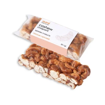 Крокан из кешью (грильяж), ореховый снек AUMi 30г