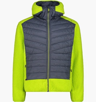 Куртка CMP Jacket Hybrid Fix Hood Grid Po Blue/Green 34P1817-U911 48