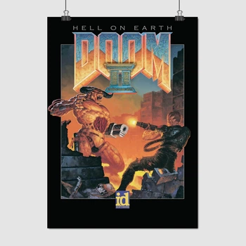 Постер Дум 2, Doom 2: Hell on Earth (1994), A3 42×30 см (id1607)