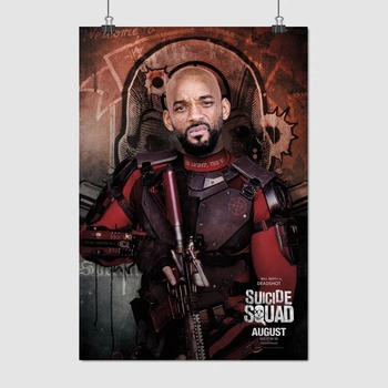 Постер Отряд Самоубийц, Дэдшот, Уилл Смит, Suicide Squad, Deadshot, A3 42×29 см (id0549)