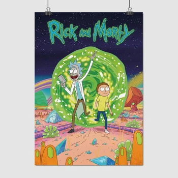 Постер Рік та Морті, Rick and Morty, A2 60×43 см (id1443)