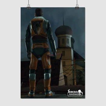 Постер Гордон Фримен, Half-Life 2, Ravenholm, плакат для геймера, A3 42×30 см (id3774)