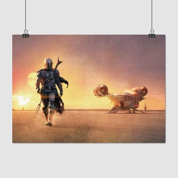 Постер Мандалорец, Звёздные Войны, Mandalorian, Star Wars, A3 30×42 см (id3917)