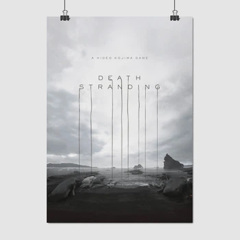 Постер Кити на березі, Death Stranding, A3 42×30 см (id2605)