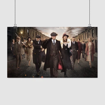 Постер Острые козырьки, главные персонажи, Peaky blinders, A1 60×107 см (id3680)