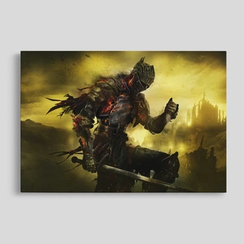 Интерьерная картина Тёмные души 3, рыцарь, Dark Souls 3, 28×42 см (id1543)