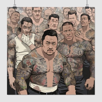 Постер Якудза, Yakuza (2005), A3 30×30 см (id4368)