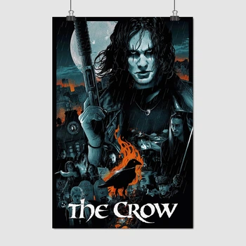 Постер Ворон, The Crow (1994), A3 42×28 см (id6832)