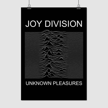 Постер Джой Дивіжн, Joy Division, Unknown Pleasures (1979), A3 42×30 см (id1947)