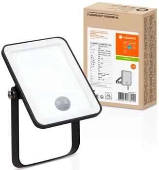 Прожектор світлодіодний LEDVANCE FL ESSENTIAL SENSOR 10W 900Lm 840 BK 4058075768215