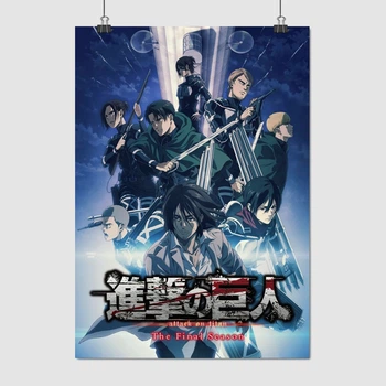 Постер Атака на титанів, Attack on Titans, A3 42×30 см (id4835)