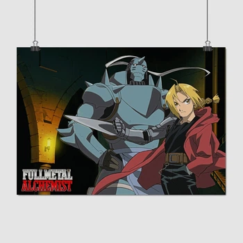 Постер Стальной алхимик, Fullmetal Alchemist, A2 43×60 см (id2542)
