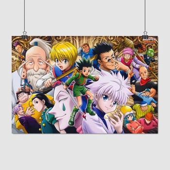 Постер Охотник на Охотника, аниме, Hunter x Hunter, A3 28×42 см (id5316)