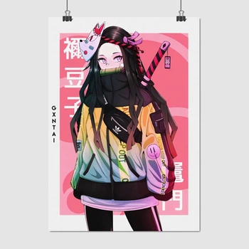 Постер Вбивця демонів, Demon Slayer: Kimetsu no Yaiba, A3 42×30 см (id5362)