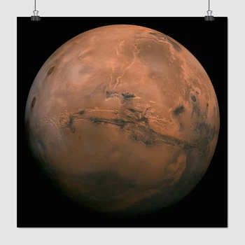 Постер Поверхня Марса, Mars, A3 30×30 см (id5063)