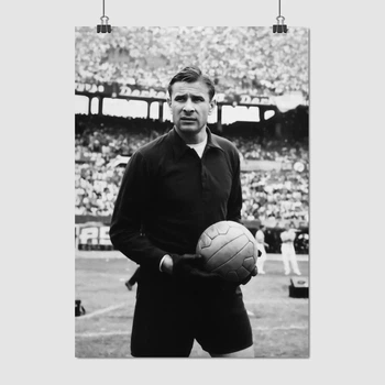 Постер Воротар Лев Яшин на Чемпіонаті Світу 1966, A2 60×43 см (id1214)