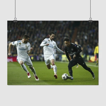 Постер Момент матчу Парі Сен-Жермен і Реал Мадрид, Real Madrid, A3 30×42 см (id1932)