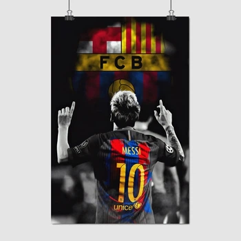Постер Футболист Лионель Месси, ФК Барселона, Lionel Messi, Barcelona, A3 42×28 см (id1800)
