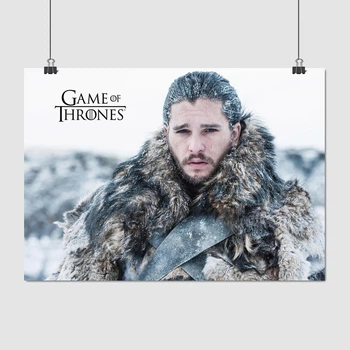 Постер Игра Престолов, Джон Сноу, GoT, Game of Thrones, A3 30×42 см (id0867)