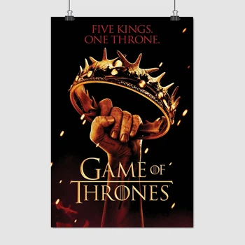 Постер Игра Престолов, корона в руке, GoT, Game of Thrones, A3 42×28 см (id1535)