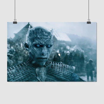 Постер Игра Престолов, Король Ночи, Ледяной Король, Game of Thrones, Night King, A3 28×42 см (id0751)