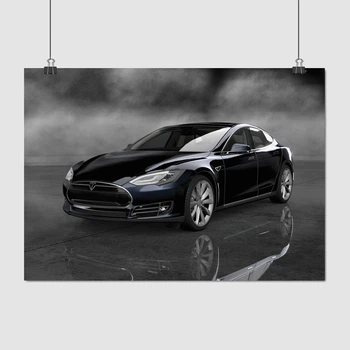 Постер Тесла, Tesla, Model S, A3 30×42 см (id4157)