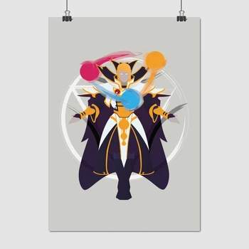 Постер Дота 2, Инвокер, Carl the Invoker, Dota 2, плакат для геймера, A3 42×30 см (id2323)