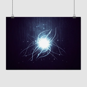 Постер Дота 2, Висп Ио, Io the Wisp, Dota 2, плакат для геймера, A3 30×42 см (id2027)
