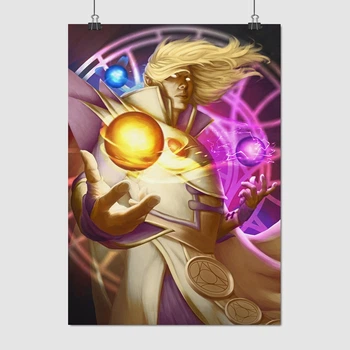 Постер Дота 2, Инвокер, Carl the Invoker, Dota 2, плакат для геймера, A3 42×30 см (id2321)